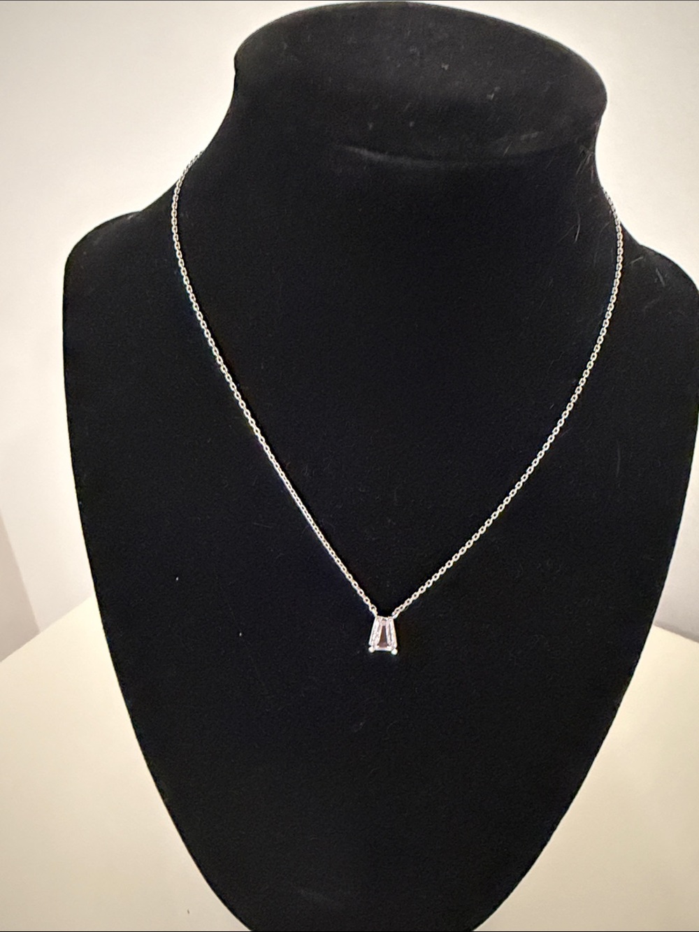 Kendra Scott Silver Cubic Zirconia Pendant Necklace